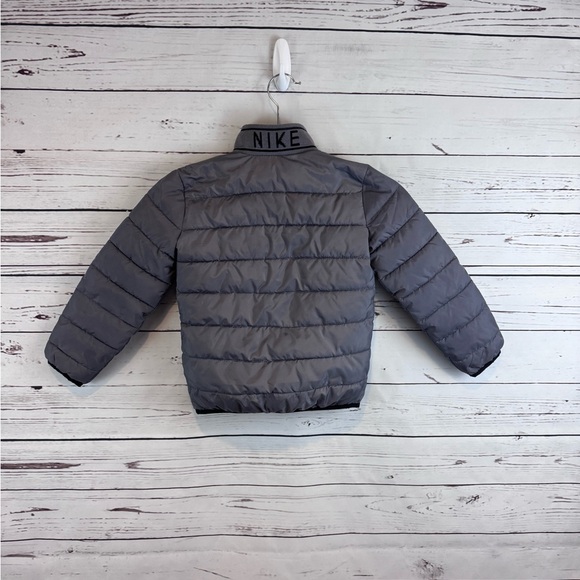 Nike Kids Charcoal Puffer Jacket - Picture 4 of 5